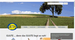 Desktop Screenshot of guute.at